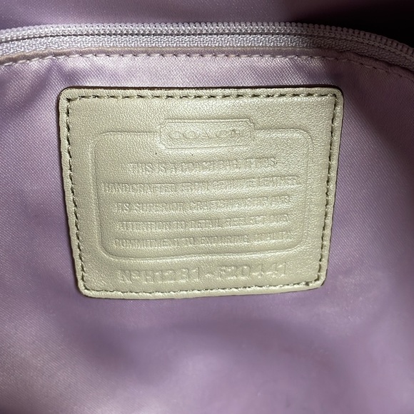 Gold Coach Preppy Bag - Picture 12 of 13